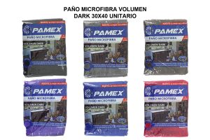 PAÑO MICROFIBRA VOLUMEN DARK 30X40 UNITARIO
