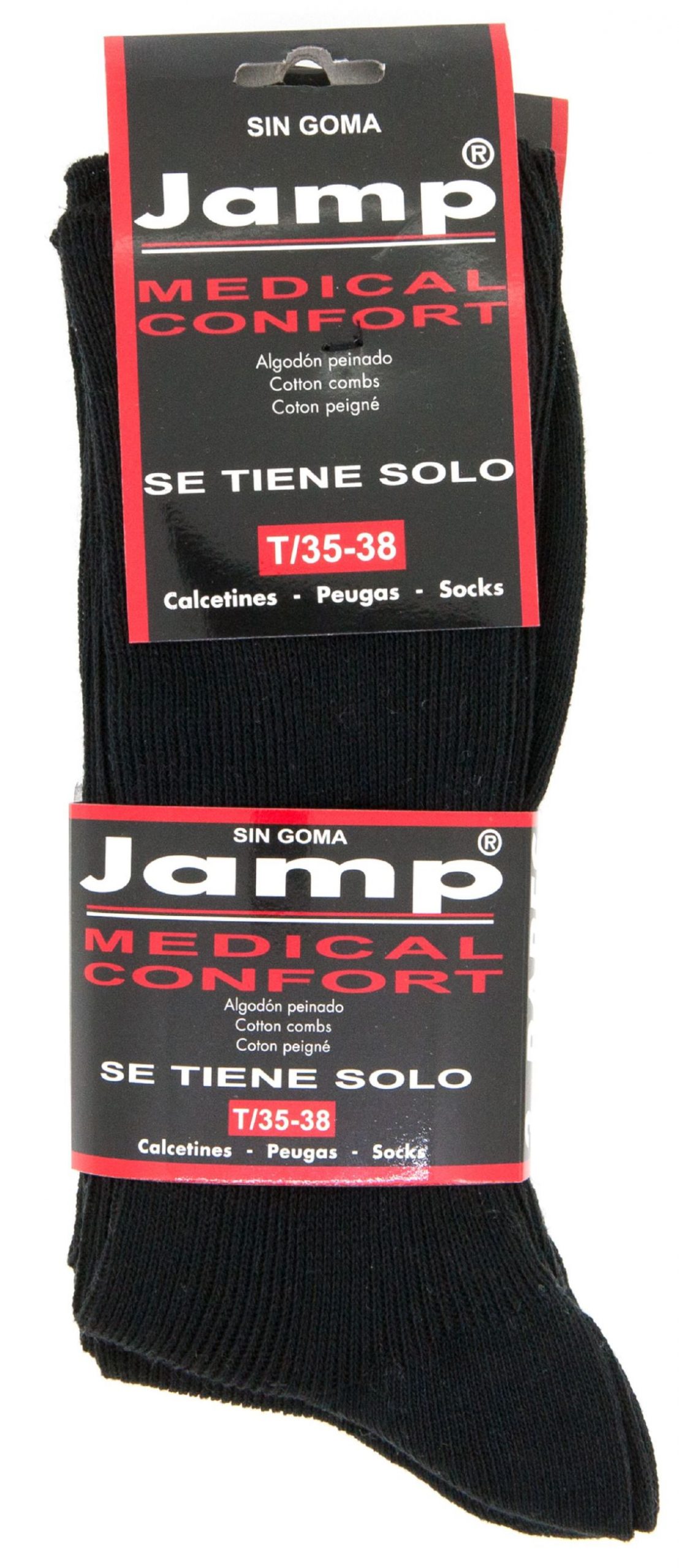 CHAUSSETTES MEDICAL COMFORT T/35-38 NOIR – Produits pour le nettoyage de la  maison