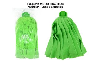 FREGONA MICROFIBRA TIRAS ANONIMA - VERDE S/CODIGO