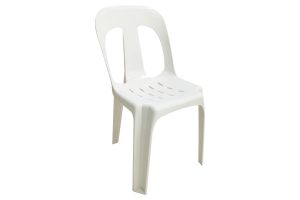 SILLA DE PLASTICO SIT BLANCA