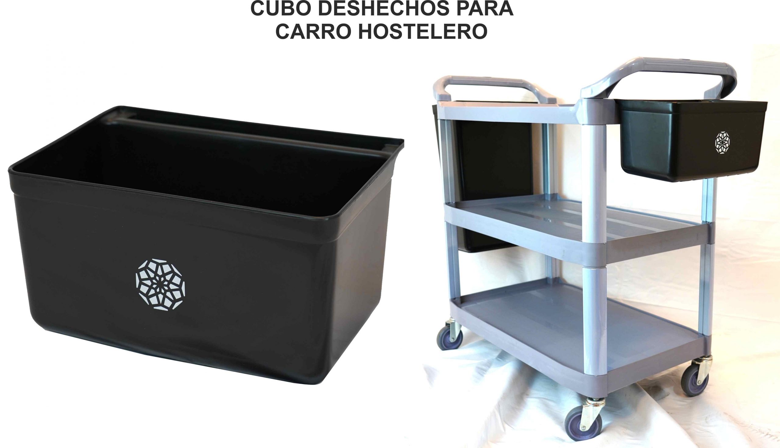 CUBO CUBIERTOS 33X23X17.5 PARA CARRO HOSTELERO