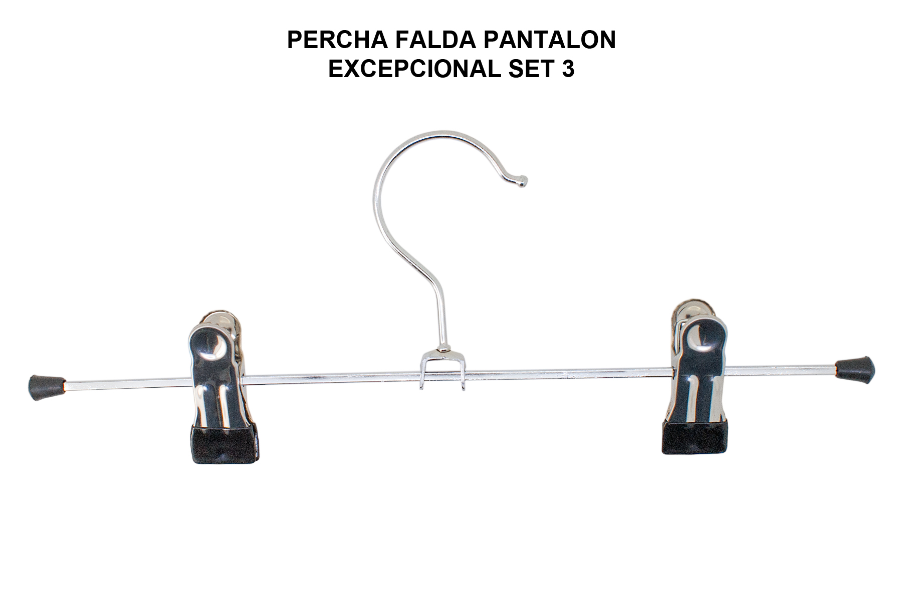 PERCHA FALDA PANTALON EXCEPCIONAL SET 3